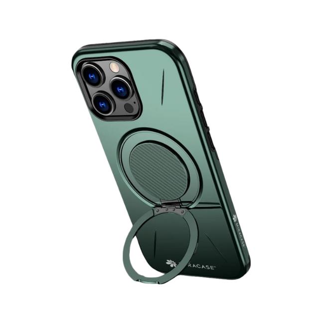 כיסוי ל-iPhone 16 Pro בצבע ירוק דגם MIRAMAG מבית Miracase