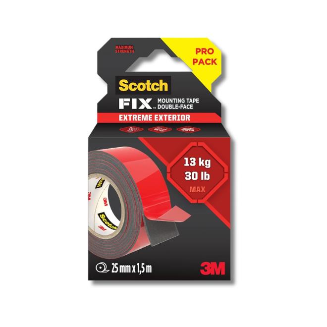 גליל דבק דו צדדי ספוגי 3M SCOTCH 