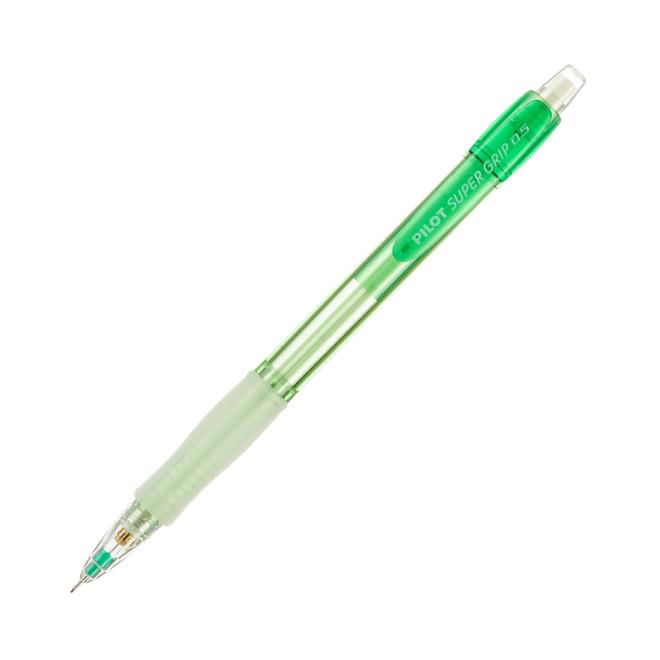 עפרון מכני PILOT SUPER GRIP 0.5 ירוק שקוף