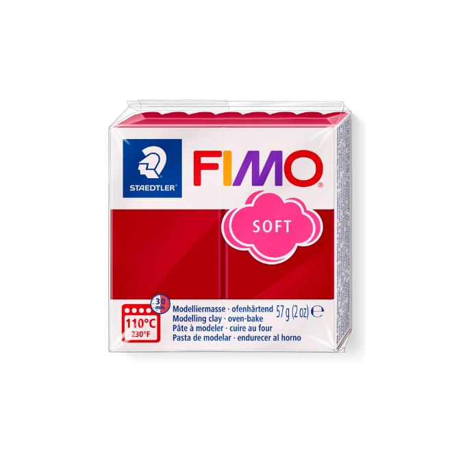 פימו סופט 26 FIMO - אדום דובדבן