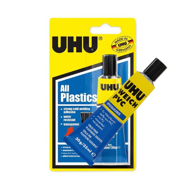 דבק ל - UHU PVC רך בבליסטר 