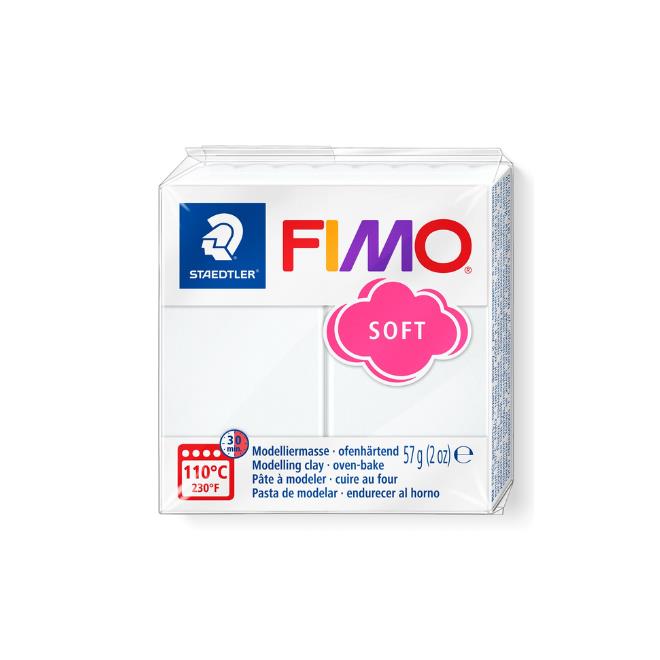 פימו סופט 0 FIMO - לבן