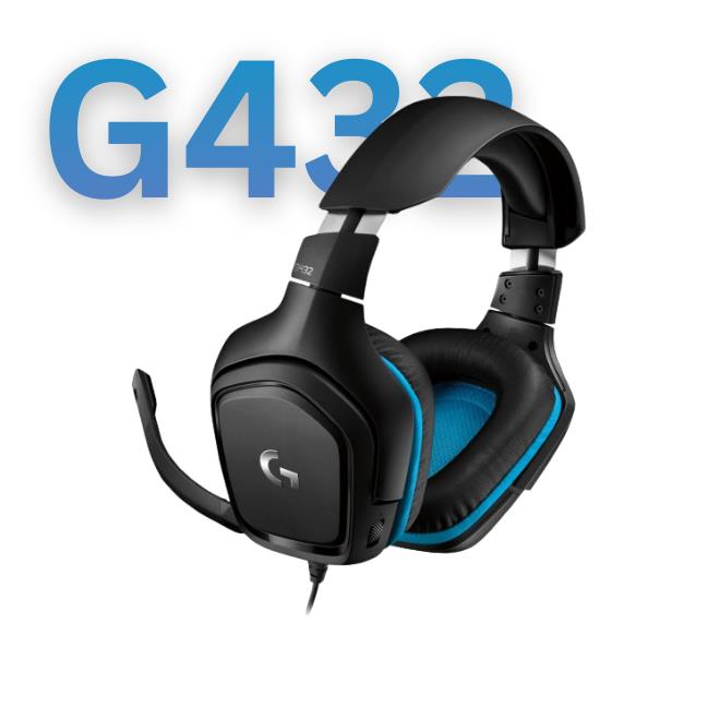 אוזניות logitech G432