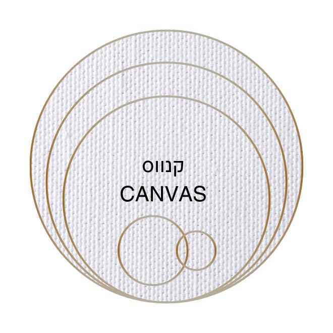 קנווס עגול קוטר 20cm 