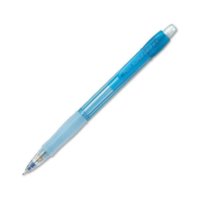 עפרון מכני PILOT SUPER GRIP 0.5 כחול שקוף