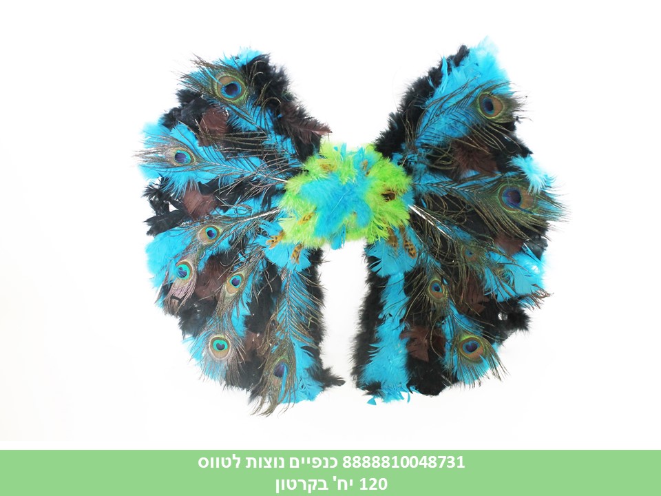 כנפיים נוצות לטווס 60*60 ס"מ (120)