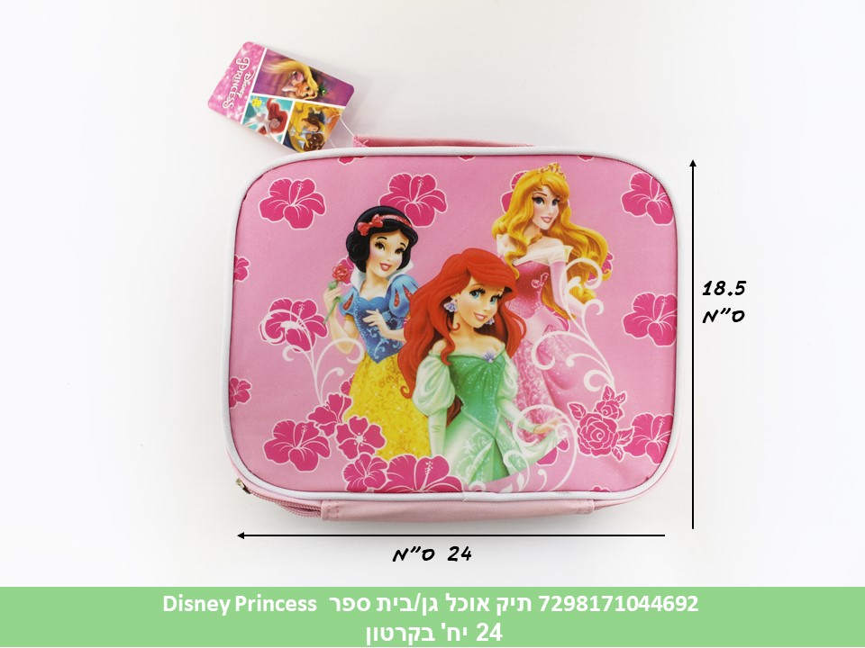 תיק אוכל גן/בית ספר Disney Princess