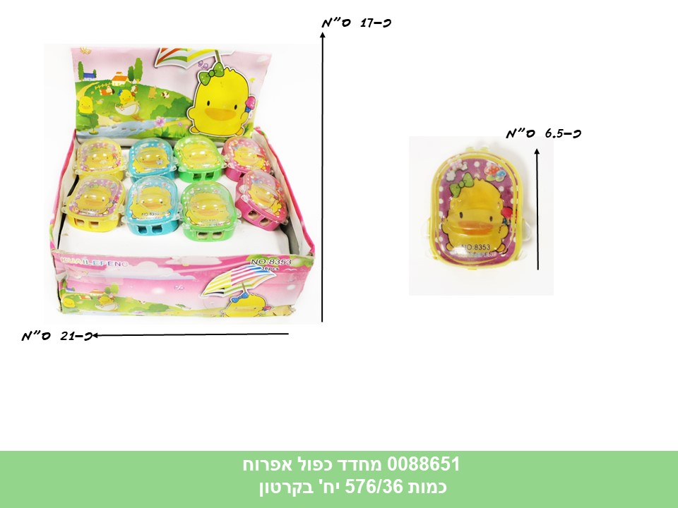 מחדד אפרוח כפול בדיספלאי (576/36)