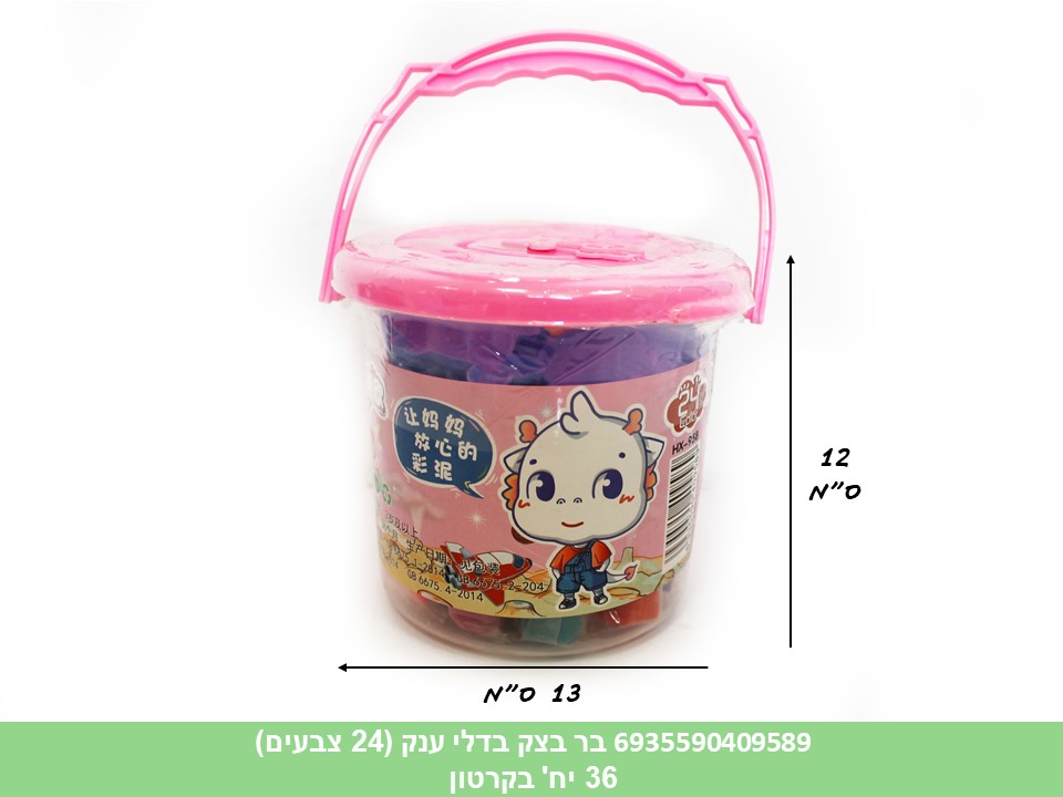 בר בצק בדלי ענק (24 צבעים)