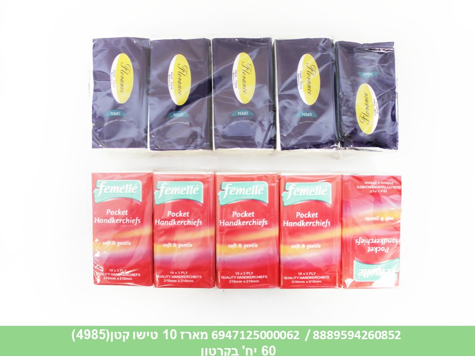 מארז 10 טישו קטן(4985)