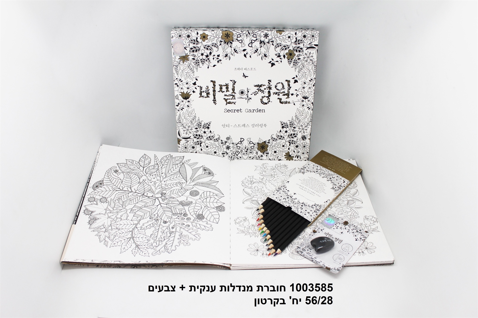 חוברת מנדלות ענקית + צבעים