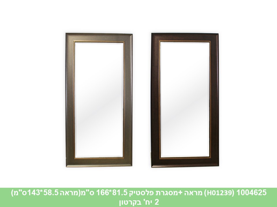 מראה +מסגרת פלסטיק 81.5*166 ס"מ (H01239)