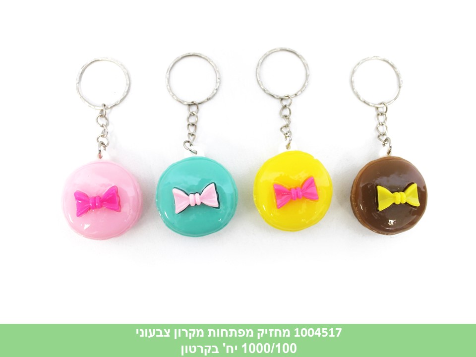 מחזיק מפתחות מקרון צבעוני (1000/100)