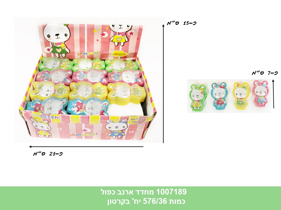 מחדד ארנב כפול בדיספלאי (576/36)