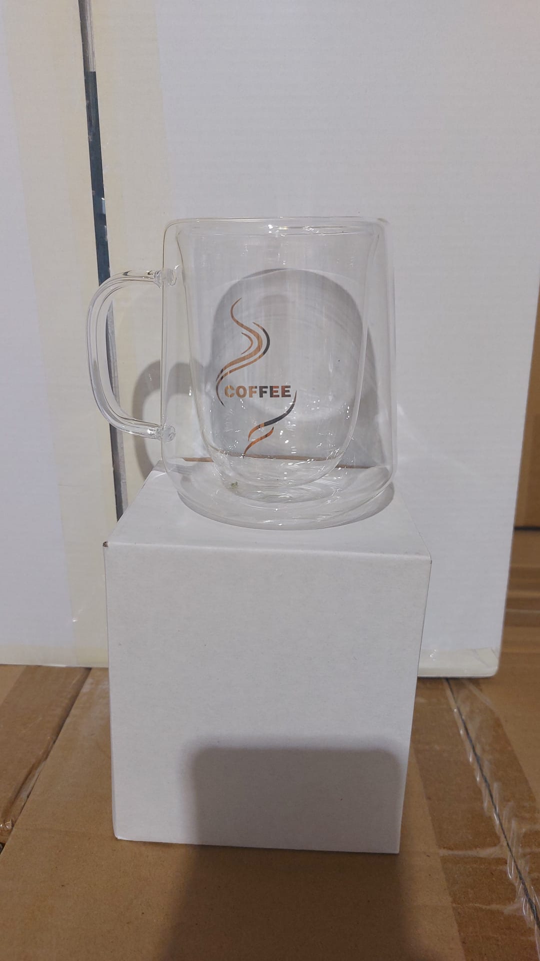 ז. מאג זכוכית כפולה 260 מ"ל בקופסא (ללא ברקוד) (קרטון סגור בלבד!!) (60)