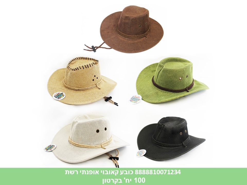 כובע קאובוי אופנתי רשת (100)