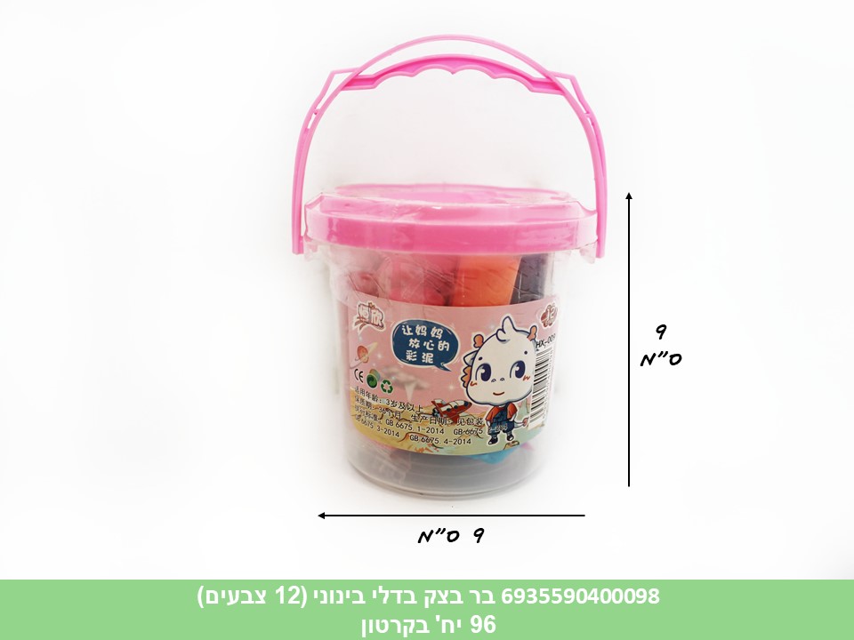 בר בצק בדלי בינוני (12 צבעים)