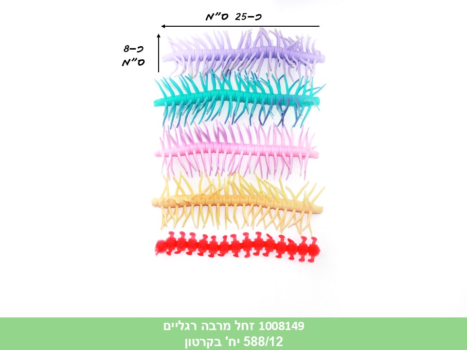 זחל מרבה רגליים (ללא ברקוד) (588/12)
