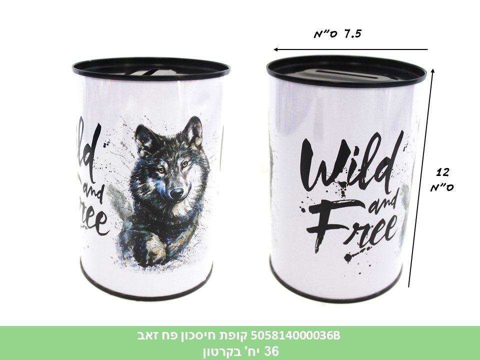 קופת חיסכון פח זאב (קרטון סגור בלבד!!) (36)