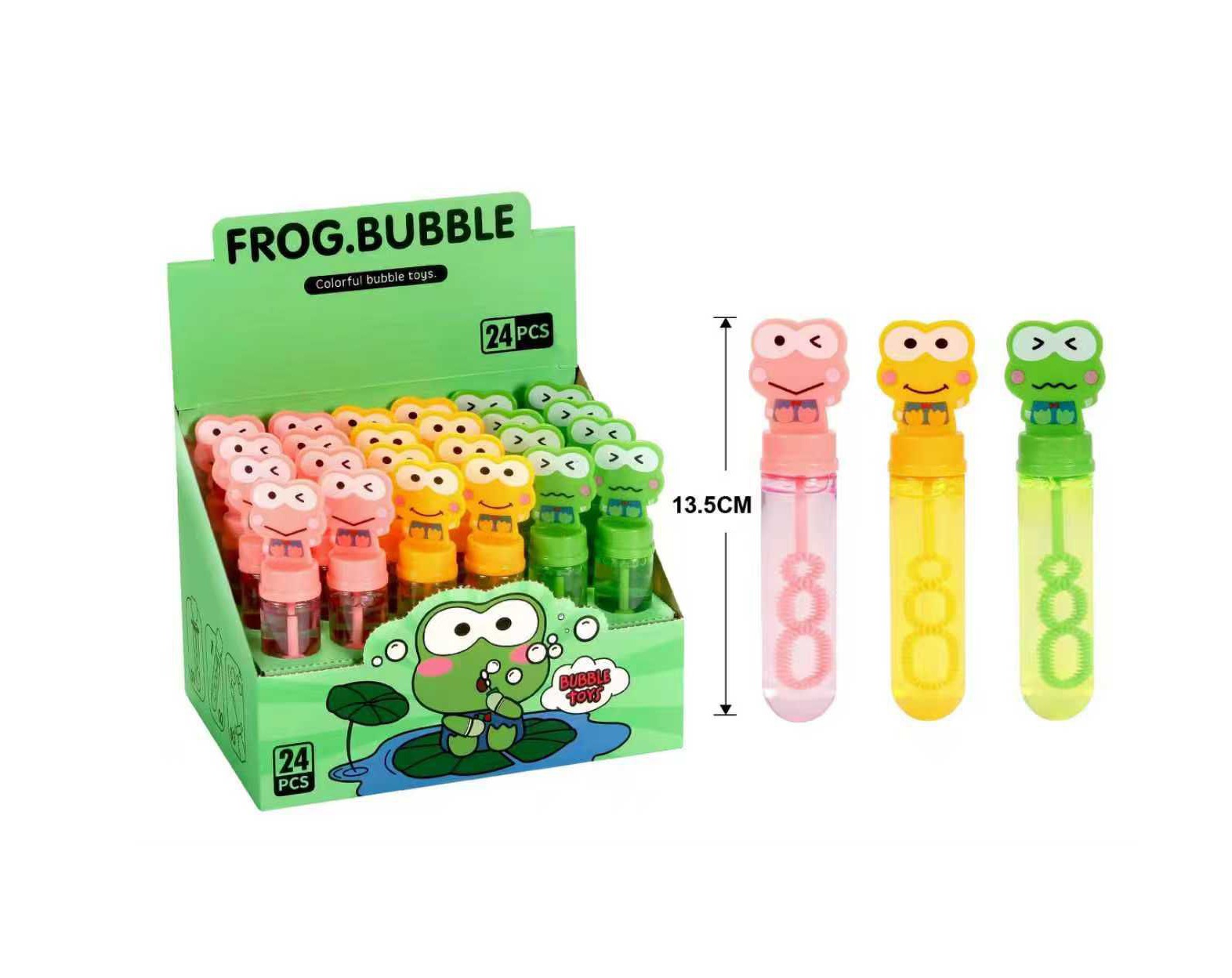 118.בועות סבון צפרדע בסטנד (קרטון סגור בלבד!!) (432) (SUM)