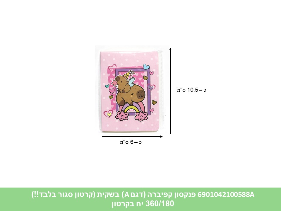 פנקסון קפיברה (דגם 31) בשקית (קרטון סגור בלבד!!) (360/180) (ART)