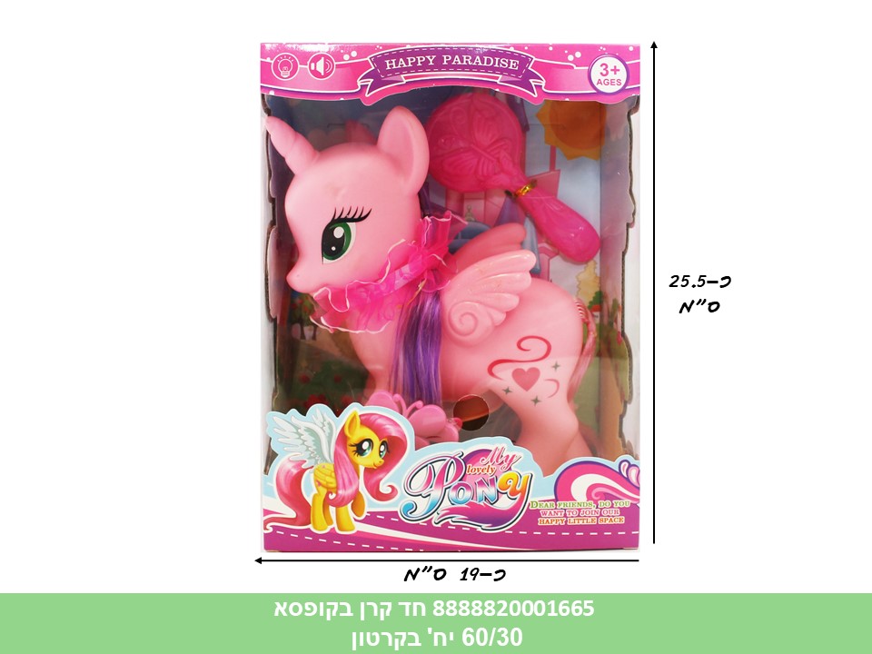 חד קרן בקופסא B + מסרק (60/30)