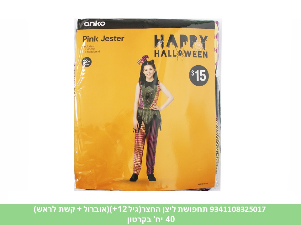 תחפושת ליצן החצר (גיל 12+) (40)
