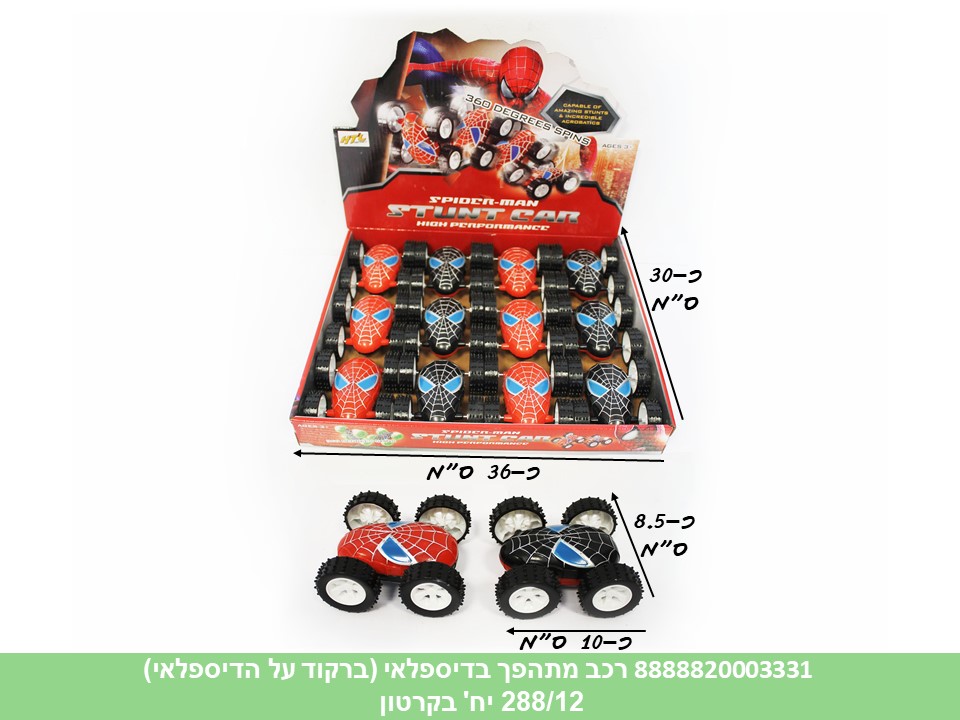 רכב מתהפך בדיספלאי (ברקוד על הדיספלאי) (288/12)