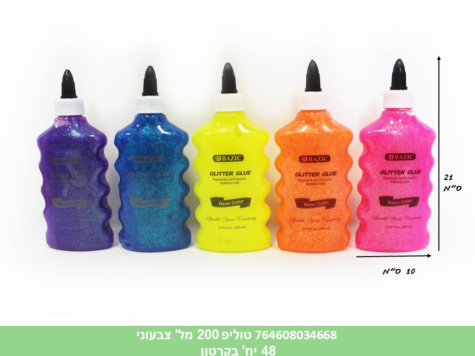 טוליפ 200 מל' צבעוני (קרטון סגור בלבד!!)