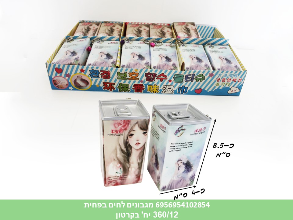 מחזיק מגבונים לחים בפחית (384/12)