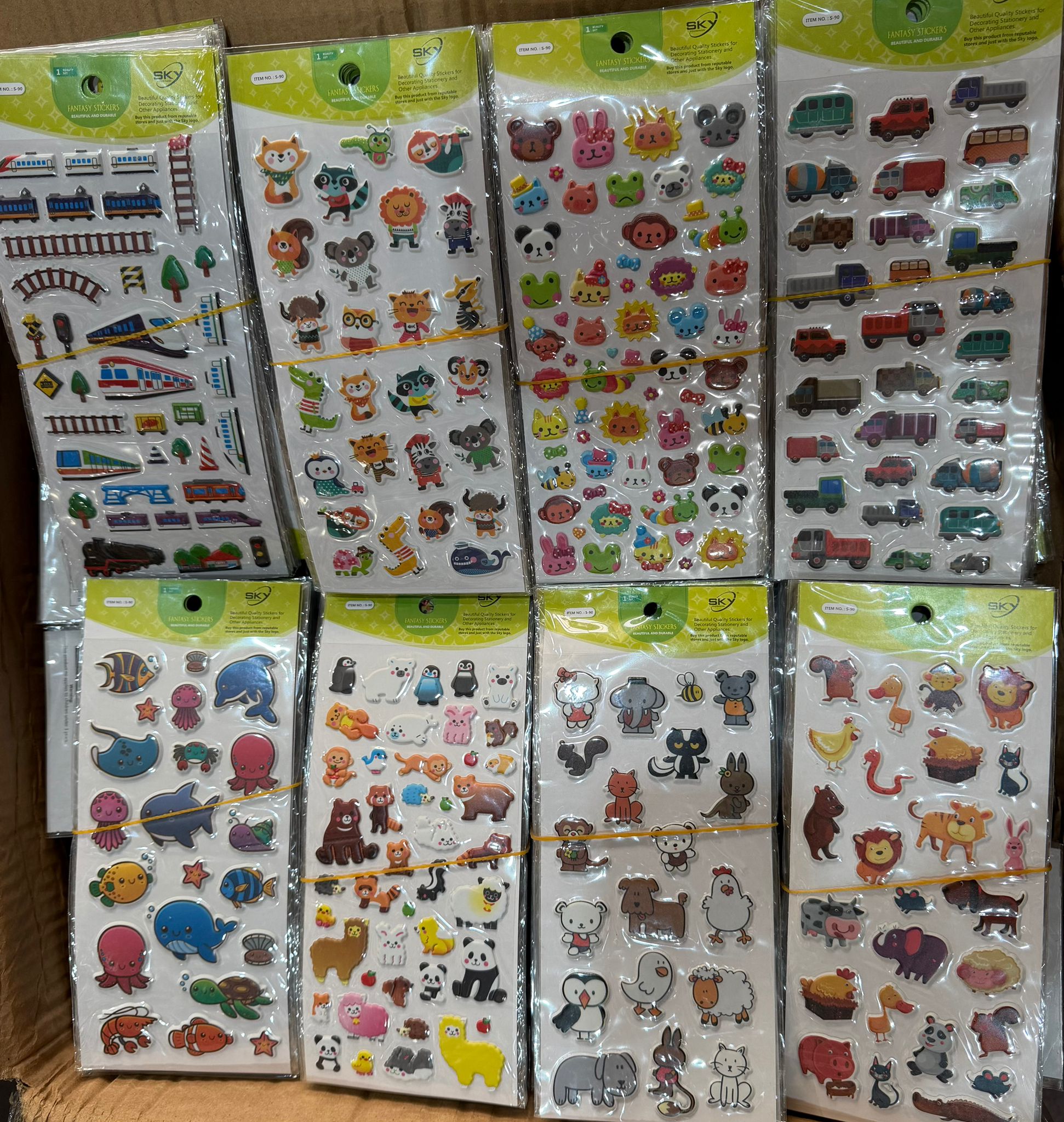 !!מדבקות בולטות מיקס חדש2988/480/1-20