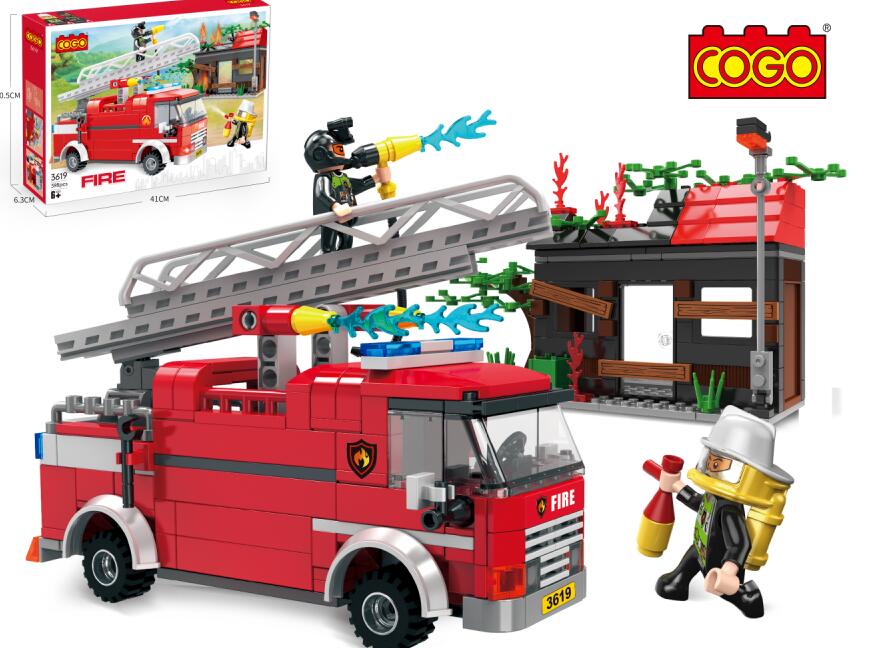 לגו קוגו (411חל)עמדת כיבוי אש כבאית 3619/18/9