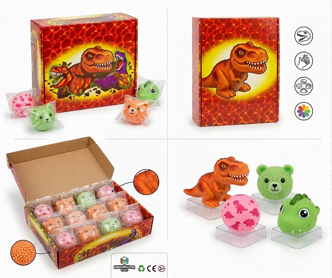 סקוויזי קלקר שקוף אורות חיות דיספליי חדש3223/288/1-12