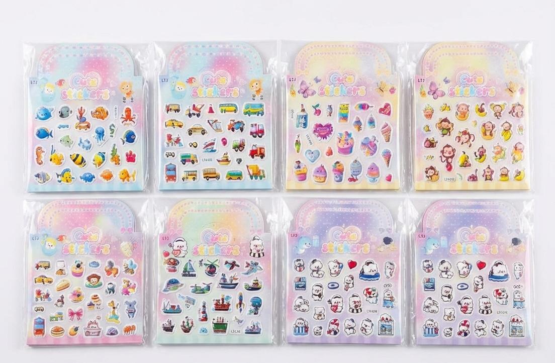 !!מדבקות דגם תיק מיקס9703/1000/1-20