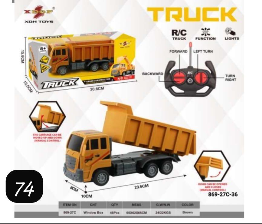 אוטו שלט רחוק משאית עם ארגז869-27C