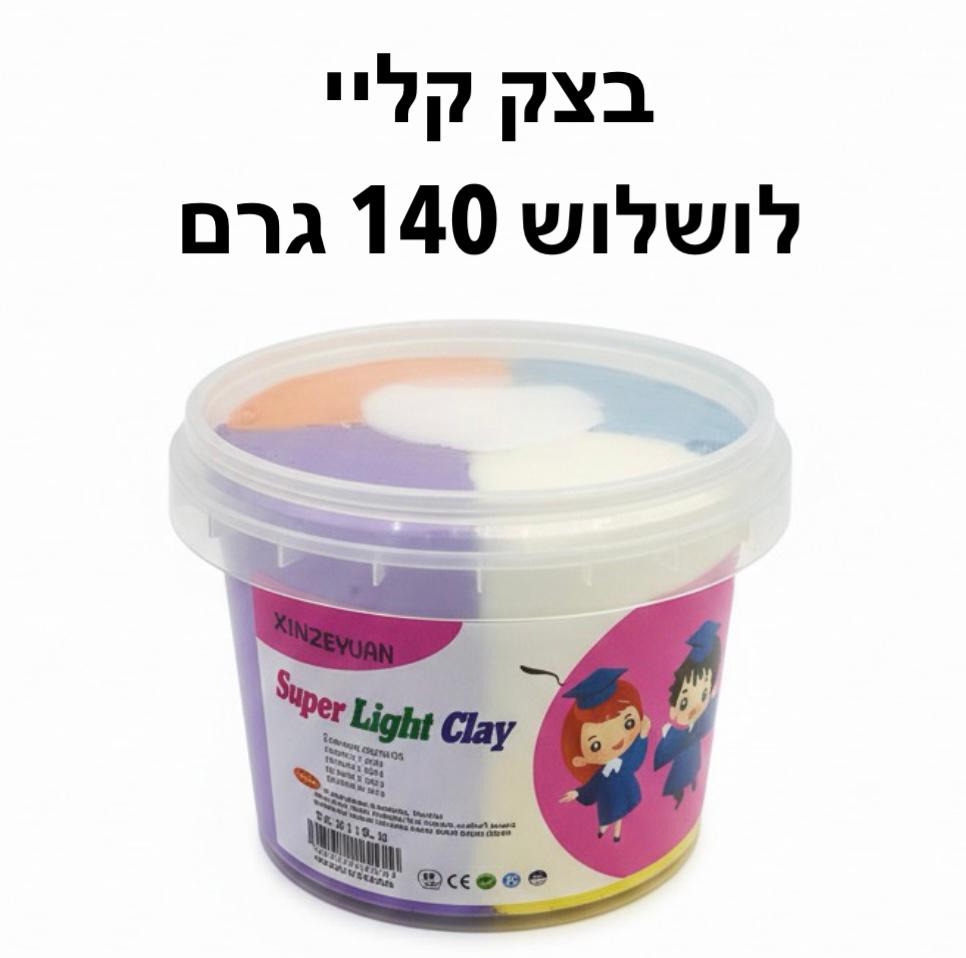 בצק לושלוש (140גרם) מעורב צבעים דלי9181A/80