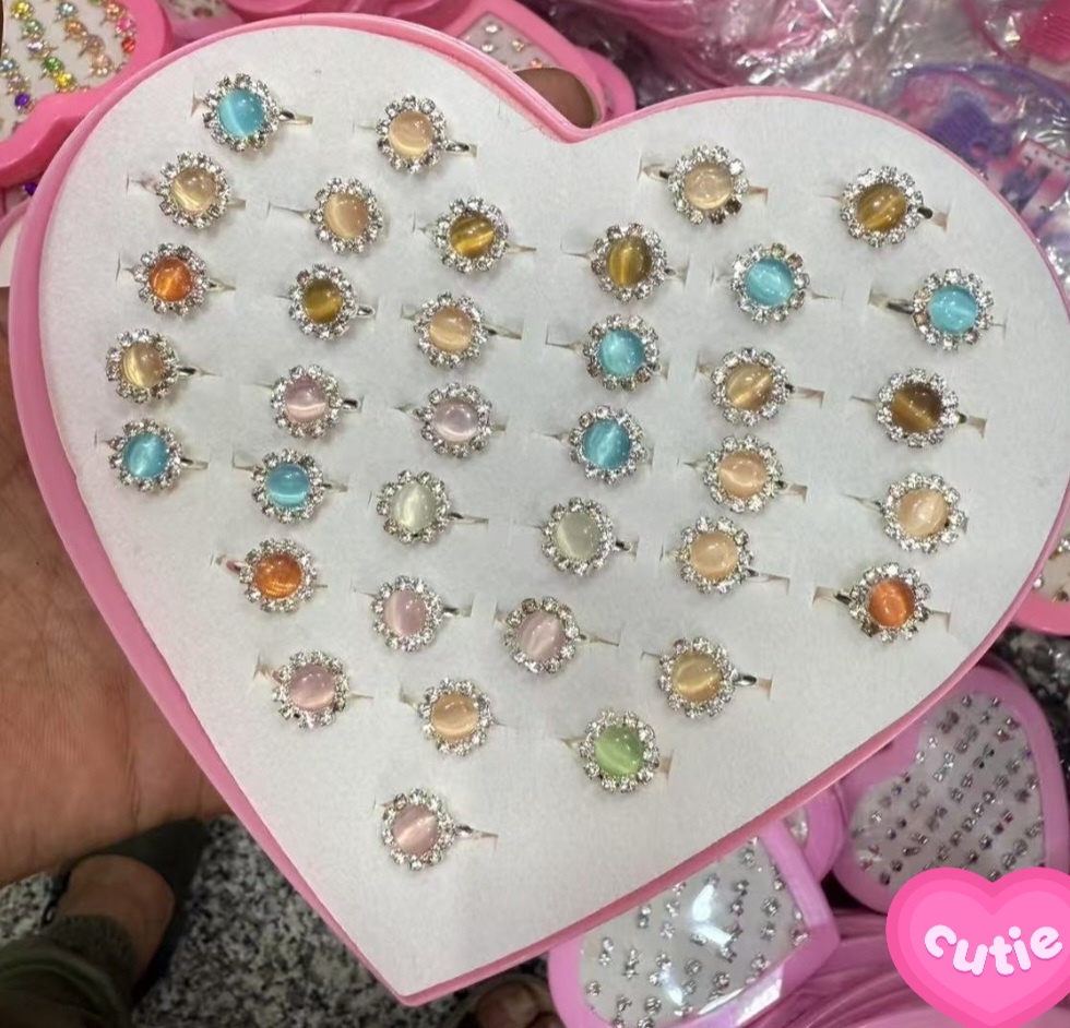 טבעות בלבבות 36יח חדש8401A