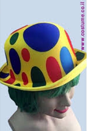 כובע ליצן גדול בד6544/240/1-12