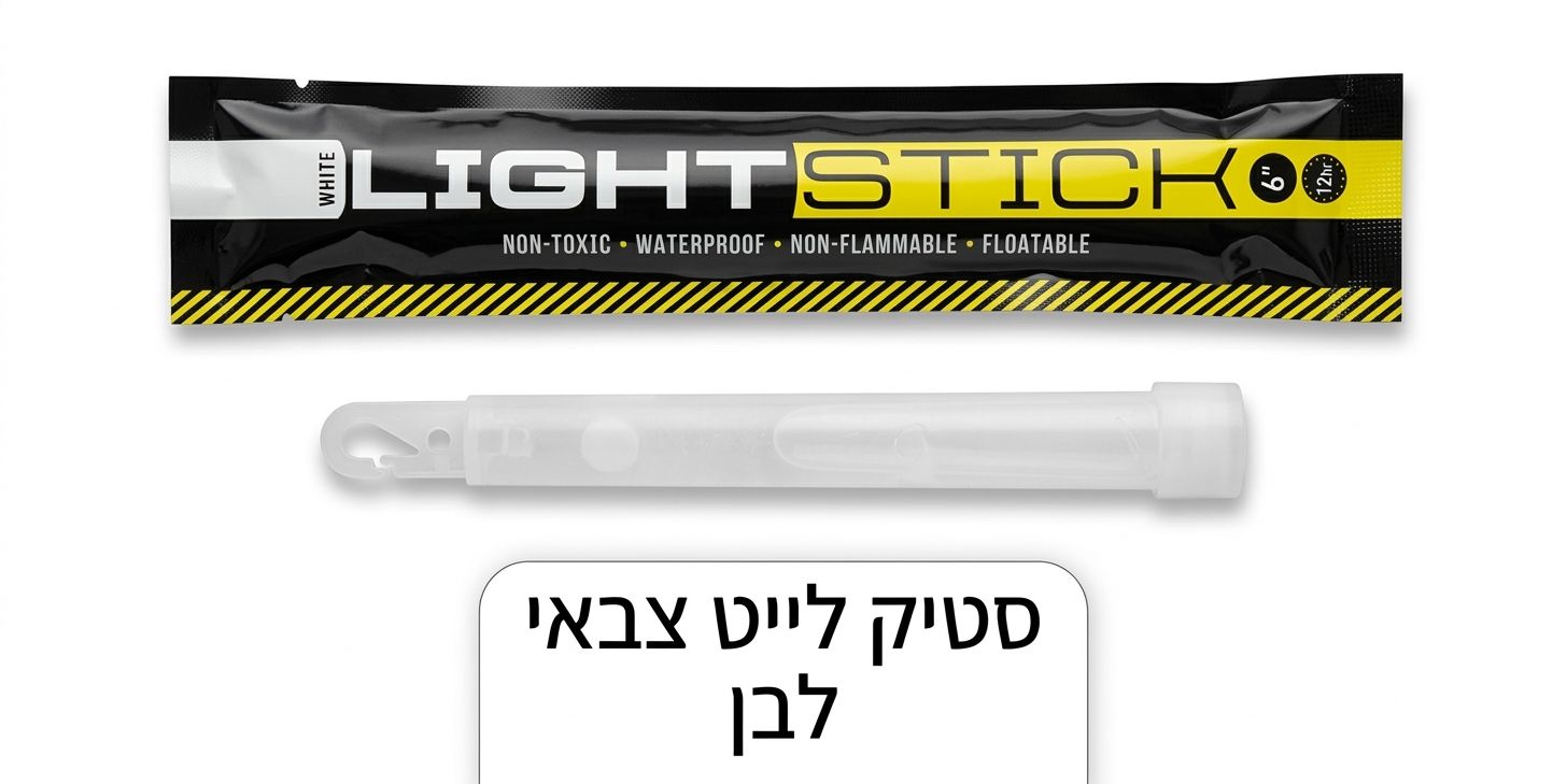 !!!סטיק לייט צבאי לבן2526/500/1-100