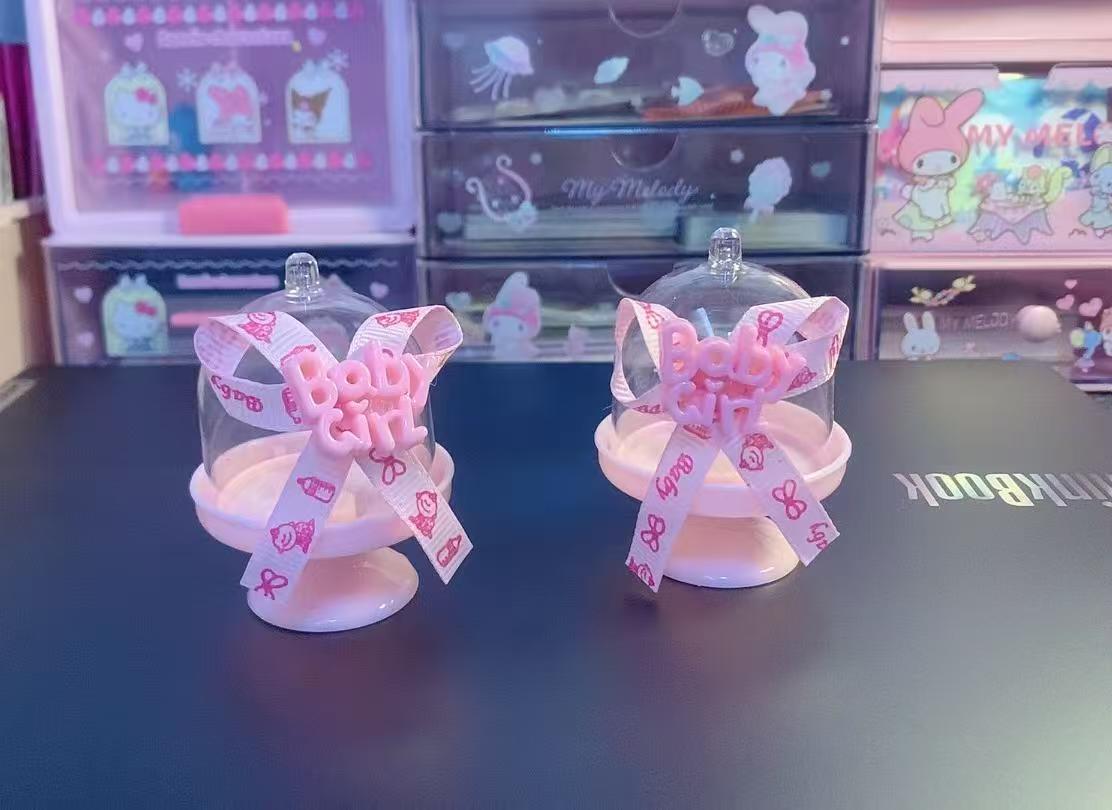 זוג מעמד לעוגות (בייבי גירל) מיני חדש3044/120