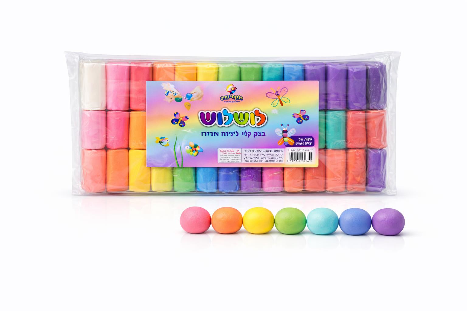 בצק לושלוש 36צבעים חדש9180/68