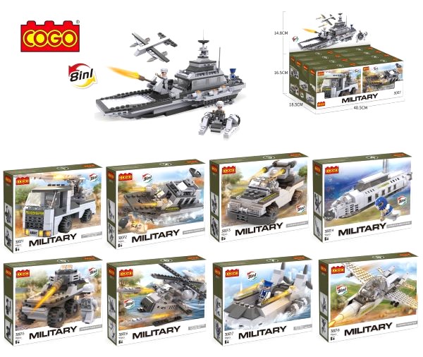 לגו קוגו (90-95חל)תחבורה צבאית 3007-1-8/8