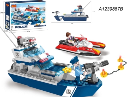 לגו קוגו (284 חלקים)ספינות משטרה  4164/24