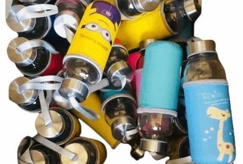 לבית בקבוק זכוכית+כיסוי6798/100