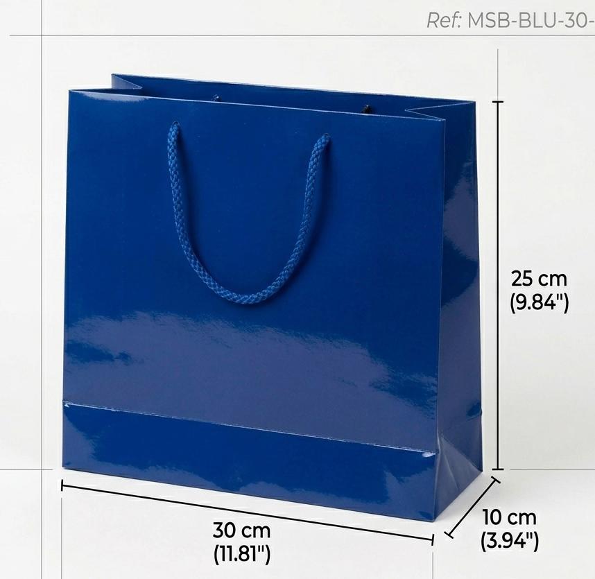 !!!שקיות מבריקה כחולה (25*30) חדשה3335A/144/1-6