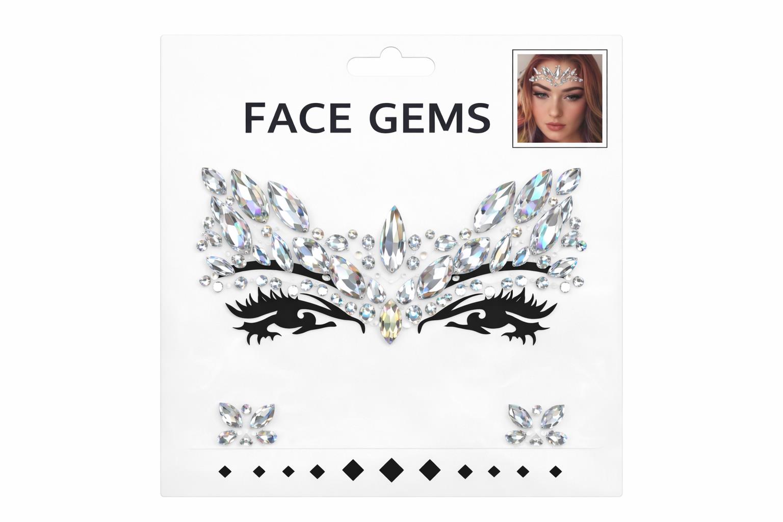 מדבקות לפנים חדש7886A/1-12