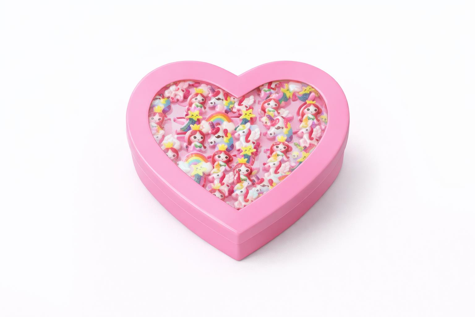 טבעות בלבבות 36יח חדש8401H