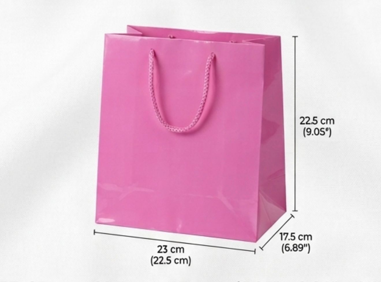 !!!שקיות מבריקה צבע ורוד (22*23) חדשה3331A/144/1-6