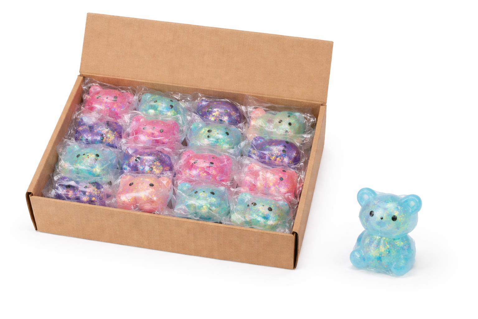 סקוויזי קרח שקופים חיות חדש3205/768