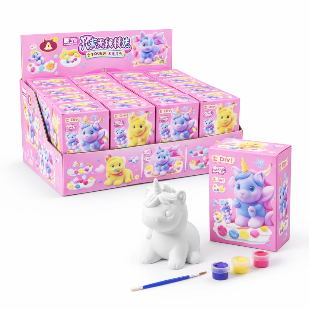 יצירה גבס בקופסא בובות  חדש8316C/1-24